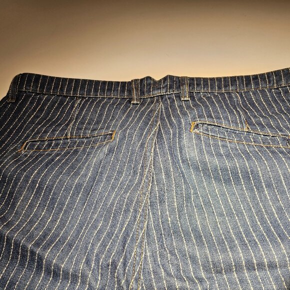 Mango Men's Pin Striped Jeans Size 34 - Picture 4 of 4